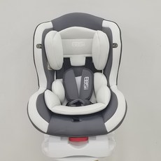 天才寶貝兒童汽車安全座椅通用車載便攜式0-4歲寶寶座椅兒童用品, 1個, 白色+灰色(有logo介意勿拍):1個