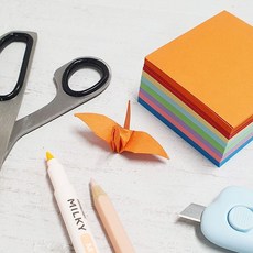 종이접기 학접기 종이학접기 무지 칼라 색종이oto9+4ULQ