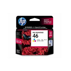 HP 46 原廠墨水匣 INK ADVANTAGE (適用 2029/4729/2520hc/2020/2529), 1個, NO.46三彩