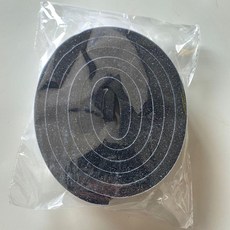 密封條 窗戶密封條 門縫防塵條 擋風條 推拉窗海綿條, 1個, 黑色寬1.5釐米* 高1釐米* 長2米裝