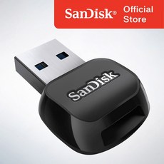 샌디스크 마이크로 SD카드 리더기 QuickFlow UHS-I SDDR-B731, 1개