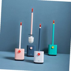 벽부착 실리콘 변기솔 욕실 변기 청소솔 화장실 세척솔, 4변기솔B-네이비