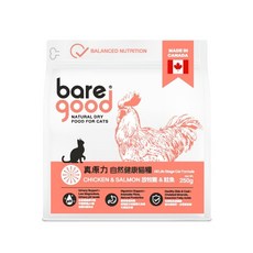 BARE GOOD 真原力 無穀貓糧 250g 放牧雞 鮭魚 原野火雞, 1個, 自然｜放牧雞+鮭魚 250g