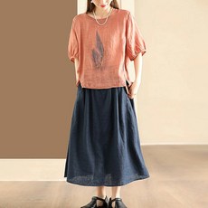 헬리꽁땡 [루미루나]린넨로맨틱썸머상하세트(색상선택)