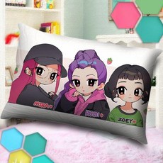 케이팝 데몬헌터스 쿠션 베개 루미 미라 조이 캐릭터 인테리어 굿즈, 19