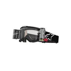 Alpinestars Vision 5 MX ATV MTB 오프로드 고글 블랙 - 투명 롤 오프 렌즈 116399, Alpinestars Vision 5 MX ATV MT, 1개