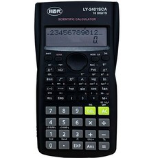 利百代 LY-2401SCA 10位元 工程用科學計算機 黑色 雙行顯示 塑膠按鍵, 1個