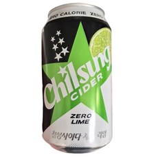 롯데칠성음료 칠성사이다 제로 라임 맛 뚱캔, 355ml, 48개