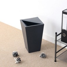 모노스퀘어 휴지통 가정용쓰레기통 카페 휴지통 반오픈 디자인 11리터 그레이