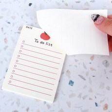투두리스트 떡메 메모지 체크리스트, 단품