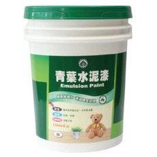 青葉 水泥漆 1000平光 水性配方 防霉 耐刷洗 透氣防潮 五加侖