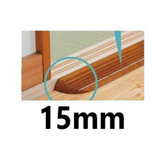 휠체어 보행기 미끄럼 방지 빛나는 야광 문턱 경사대 15mm, 1개