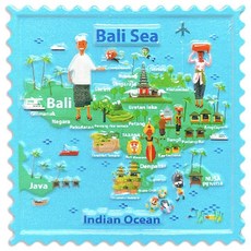 유로고 세계 여행 호주 네덜란드 이탈리아 유럽 마그넷 마그네틱 냉장고자석, A16.발리