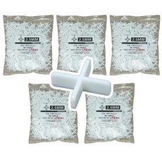 LTG 쿠사비 타일스페이스 타일간격제 십자 2.5mm 흰색 300개입, 1개