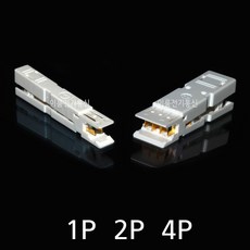110 원텐 블럭단자 110패치코드용 커넥터 1P 2P 4P 110원텐 블록단자용 패치코드용 점프콘넥터 1P 2P 4P, 1개, 아이보리, 58mm