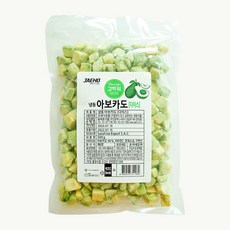 모디바 냉동아보카도 하프컷 다이스 손질아보카도 1kg 500g, 1개