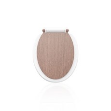 튤리 우디 바움 프리미엄 무소음 변기커버, 오크화이트, 1개