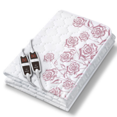 德國博依beurer銀離子抗菌雙人雙控定時電熱毯TP66XXL，雙區溫控，舒適親膚，德國工藝品質保證, 雙人