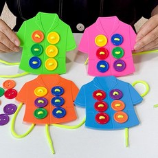 [동화오피스] [새봄] 생각키움 스마트단추실끼우기 KBB2300sb, 1세트