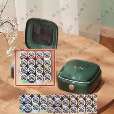 針綫盒 針綫傢用針綫包 手縫多功能便攜式磁吸縫補工具縫綫套裝 便攜針線 針線包 縫紉盒 針線收納盒 縫線收納盒, 1個, 多種綫丨配套無盒：1【16捲】混色