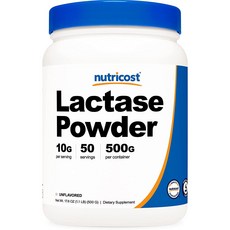 nutricost 乳糖酵素粉 無麩質, 500g, 1罐