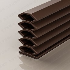 大門隔音條 門縫隔音條 門邊密封條 門縫膠條 門窗隔音條 窗縫隔音條 門片隔音條, 1個, 大門隔音條-棕色