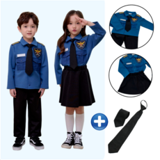 유아 아기 아동 경찰복 경찰옷 어린이집 직업체험 코스튬 역할놀이 선물