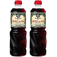 키코만 간장 저염 1000ml X 2병, 1세트