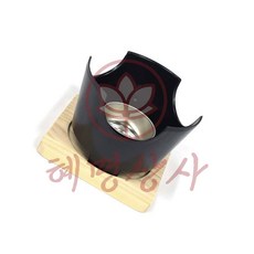 이로리 나무 화로 캠핑 업소용 화로대 구이 용품 몸체+연료통+나무받침대, 1개