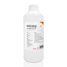 크로바 바이오 에탄올 불멍 난로 연료 캠핑 버너, 바이오에탄올 1L, 1개