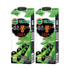 베지밀 검은콩 두유 고칼슘, 950ml, 9개