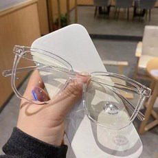 時尚粗框眼鏡 造型鏡框 藍光UV400防護 透明框 男女適用 CC161