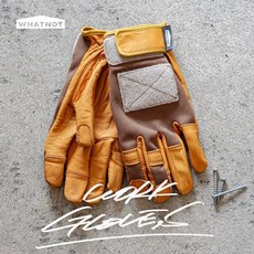 WHATNOT 日本製皮革工作手套, 1個, L