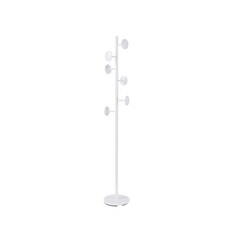 URBAN LiFE 普普風衣帽架 圓形掛勾設計 高28.5cm 寬28.5cm 高175cm, 1個, 日式普普風衣帽架, 砂白色