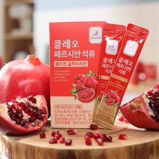 클레오 페르시안 석류 원액 99.9% 중년 여성의 젊음과 건강의 비결, 6박스, 150ml