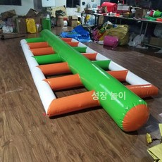 징검다리 장애물 체육대회 삼각 사다리 운동회 단체 교구 풍선 에어 바운스, 1개, 딥퍼플 두꺼운 대칭 사다리