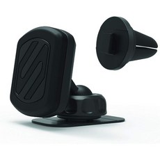 스코쉬 MAGDV-XTSP1 매직마운트 마그네틱 대시보드 휴대폰 마운트 및 차량용 통풍구 마운트 360° 조절 가능한 자석 헤드 범용 홀더 iPhone 삼성 모든 장치, Black, 1 Pack, Dash / Vent