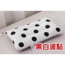 MoMo媽咪 嬰兒定型枕, 黑白波點