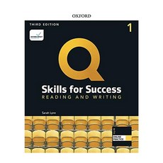 Q Skills for Success: Reading and Writing 1 Student Book (with Online Practice), Oxford, Q Skills for Success: Readin.., Sarah Lunn(저)