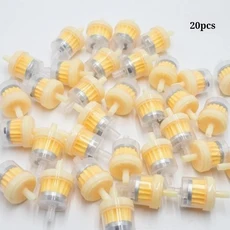 10 50pcs 오토바이 오일 필터 인라인 가스 연료 필터 스쿠터 오토바이 모페드 스쿠터 먼지 자전거 ATV 용, 03 20pcs