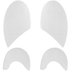 투데이리빙 4개 세트 신발 밑창 보강 패드 운동화 뒷굽 앞꿈치 뒷꿈치 보강제 바닥 마모 보호 관리 수선 보수제, R98128A(투명 4개입, 1세트, 투명 230~245
