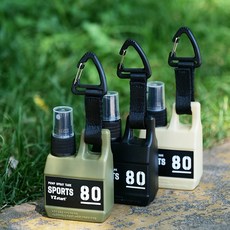 캠프맨 미니 스프레이통 80mL 캠핑 모기기피제통 알코올 향수 소분 리필 펌프 용기 케이스, 1개