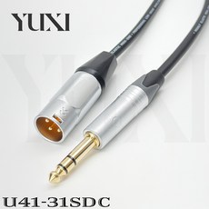 頂配 鍍鉻 監聽喇叭線 錄音, 1個, XLR母轉6.3立體 平衡式,30公分 含雙頭