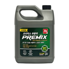 에이원 프리믹스 부동액 희석완제품 녹색, 3L, 2개