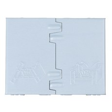 shangren 접이식 왁스 스토브 버너 휴대용 야외 솔리드 알코올 스토브, 실버 그레이, 아연 도금 시트, 1개