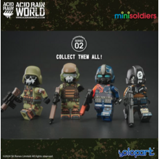 迷你士兵系列可動人偶模型，精緻軍事收藏，可動人偶設計，高品質塑膠材質, 1套