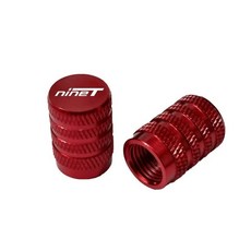 오토바이 너링 스타일 먼지 캡 스템 커버 타이어 밸브, 7. red, 1개