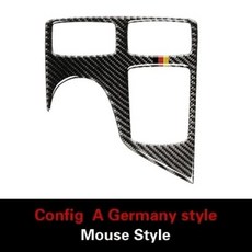 메르세데스-벤츠 GLEGLSMLGL 카본 인테리어 수정 센터 컨트롤 마우스 패널 스티커, 7) B