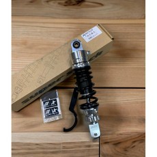 SUPER SHOCH 偏心後叉 預載阻尼可調（24段）後避震 DIO50, 全銀色黑彈簧265mm 70kg,M2 PLUS ➕, 1個