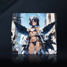 Lanaya Assassin X 스피드 게이밍 컨트롤 마우스패드 450 x 400 x 4 mm, 1개, Valkyrie